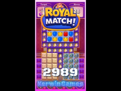 Royal Match Level 2989 - Super Hard Level - No Boosters Gameplay