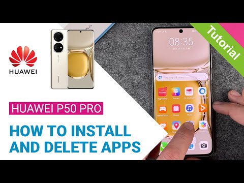 Huawei P50 Pro - How to Install and delete Apps