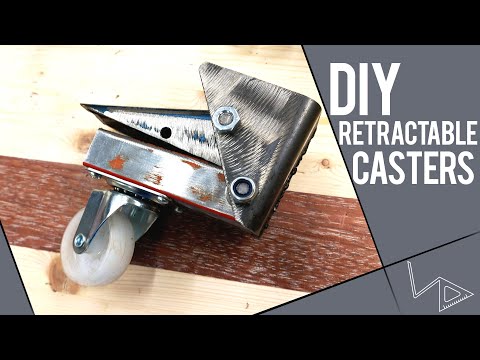 DIY Retractable Casters | Metal Work
