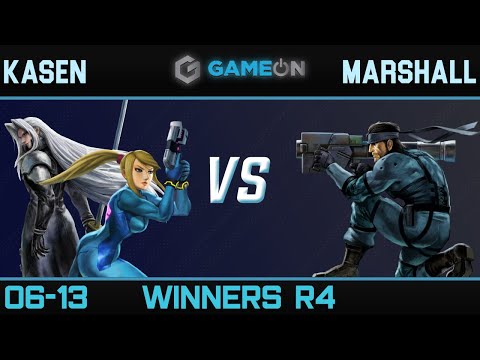 Kasen (Zero Suit Samus, Sephiroth) vs Marshall (Snake) - Game On 6/13 Winners R4