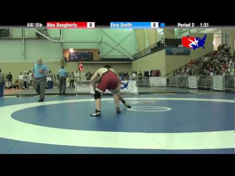 University Nat`ls FS  84 KG / 185 lbs: Alex Daugherty vs. Cory Smith