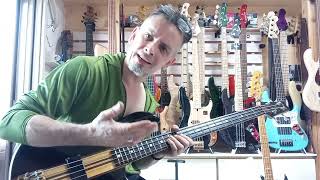 Video thumbnail for VINTAGE JAPANESE BASSES: Aria Pro II SB 1000 1985 Black Pre-shipment test. BASS GUITAR SOUND TEST by Bass Japan Direct