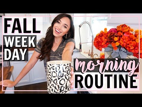 FALL MORNING ROUTINE 2018! BUSY WEEKDAY ROUTINE | Alexandra Beuter