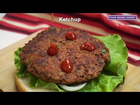Best Burger You Will Ever Taste! Red Bean Easy Burger Recipe