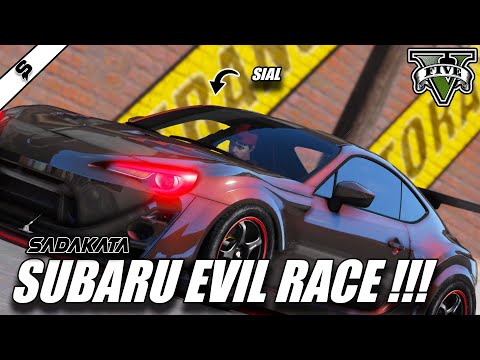 HASIL RESTORASI SUBARU BRZ BEKAS KECELAKAAN JADI EVIL RACE !!! GTA 5 ROLEPLAY