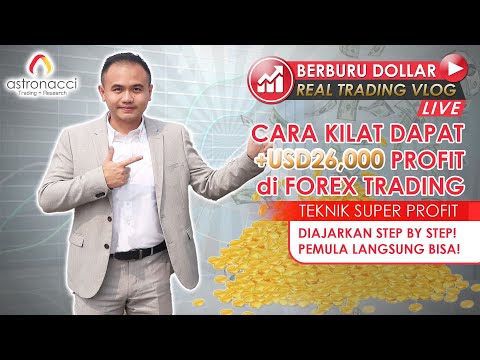 BERBURU DOLLAR REAL TRADING VLOG Ep 5 |TRADER PEMULA LANGSUNG BISA! Step by step Profit USD26,000