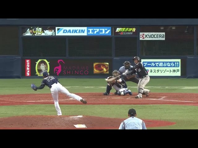 【5回表】頼れる女房役!! マリーンズ・田村のタイムリーヒットで先制!! 2017/8/19 Bs-M
