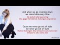 Taylor Swift - Style | Lirik Terjemahan