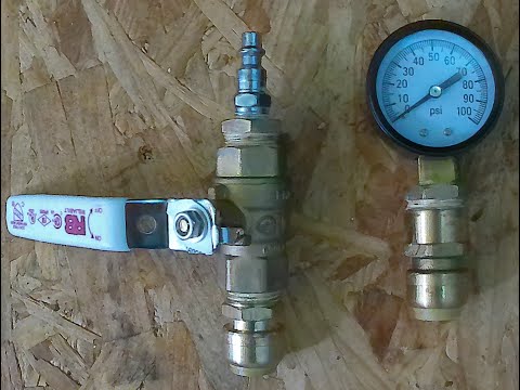 DIY Tool Build & Pressure Testing PEX Plumbing