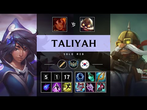 Taliyah Mid vs Corki - KR Challenger Patch 25.13