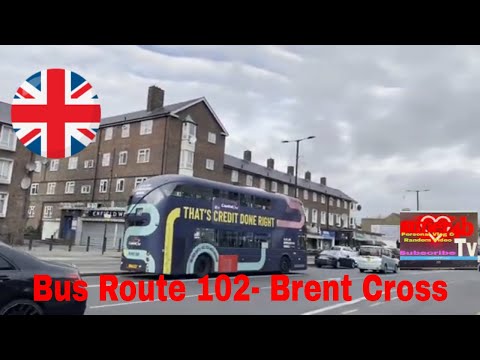 London Bus Travel ,, Bus Route 102 Angel Corner to Brent Cross  Travel with Me