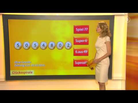 04.10.2014 - die Ziehung der Lottozahlen - ARD