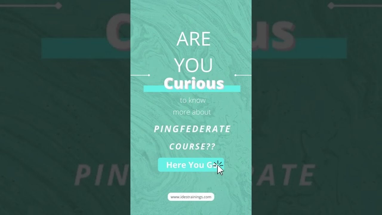 PingFederate Training by Idestrainings