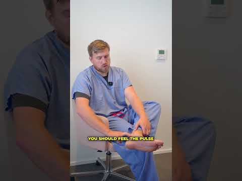 How to find your pulse in your foot: CapYear Academy #capyear #duet #futuredoc