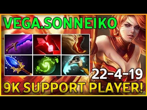 SoNNeikO - 9K Safe lane Lina - 9K SUPPORT PLAYER! | Dota 2 VOD Full Game Pro Guide Gameplay