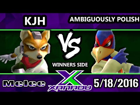 S@X 150 SSBM Tournament - Abiguously Polish (Falco) Vs. KJH (Fox)