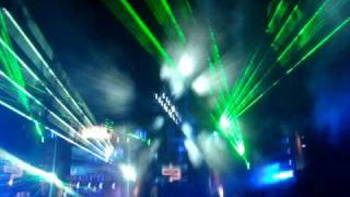 preview picture of video 'decibel outdoor 2009 mainstage lasershow'