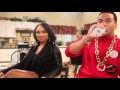 Angel Conwell And Omar Gooding Before The Interview Studio Q