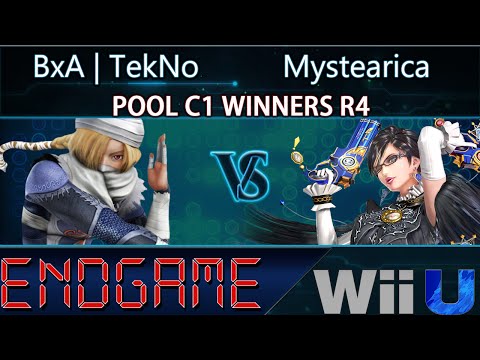 Endgame POOL C1 WINNERS R4 - BxA TekNo (Sheik) vs Mystearica (Bayonetta)