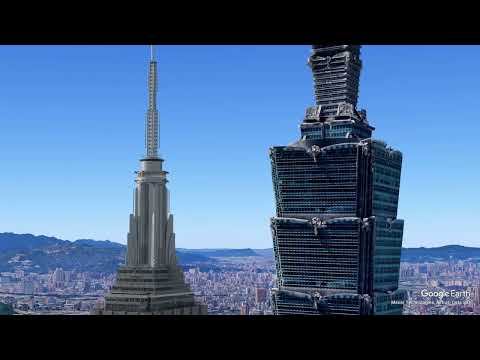 O Empire State Building na cidade de Taipei (Taiwan)