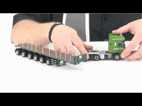 DAF XF 105 Super Space Cab with 6-Axle Ballast Trailer - WSI 9655 Demo