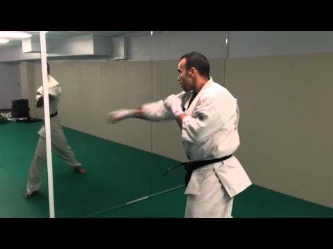 Djema belkhodja  first shadow boxing kyokushin  in my Dojo