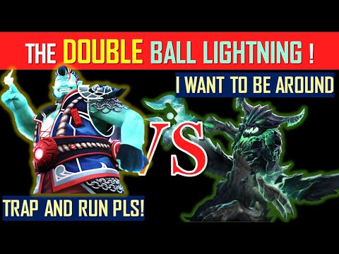 Storm Spirit vs Outworld Devourer - The DOUBLE Ball Lightning! [Dota 2]
