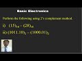 Subtraction Using 2 S Complement Method