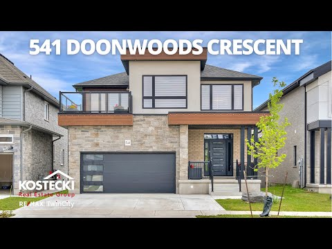 Luxury Doon South Duplex - 541 Doonwoods Crescent - Kitchener Real Estate Video