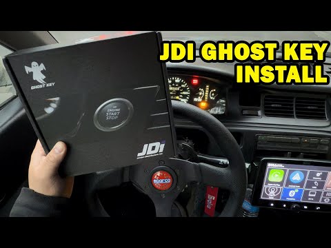 JDI Ghost key Install - Honda Civic EG - PUSH TO START!