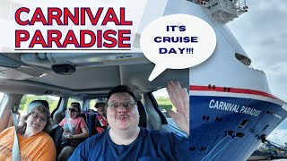 What to Expect on Your CARNIVAL PARADISE Cruise from Tampa on Embarkation Day?