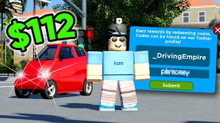 NEW $6,000,000,000 MONEY CODE & $100 CAR in Driving Empire!