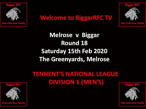 Round 18 Melrose v Biggar