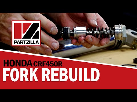 Honda CRF450 Fork Rebuild | CRF450 Fork Seal Replacement | Dirt Bike Fork Rebuild | CRF450 PT 15