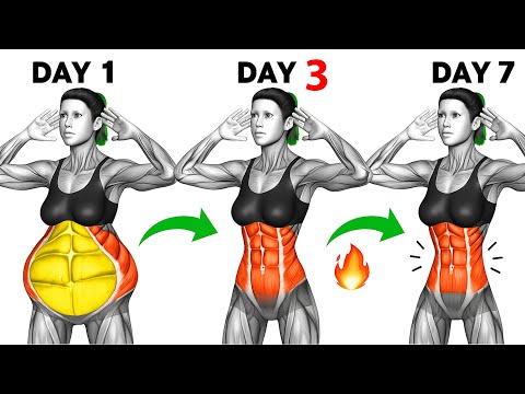 30 Min Standing Abs Workout 🔥 Best Exercises to Lose Belly Fat Fast | 7 Day Flat Stomach Challenge