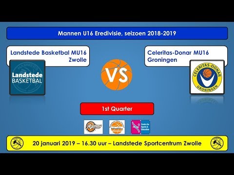 Landstede Basketbal MU16 - Celeritas-Donar MU16, 20-01-2019, 1e kwart