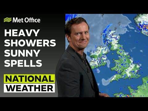 25/08/23 – A mixed, showery weekend – Evening Weather Forecast UK – Met Office Weather