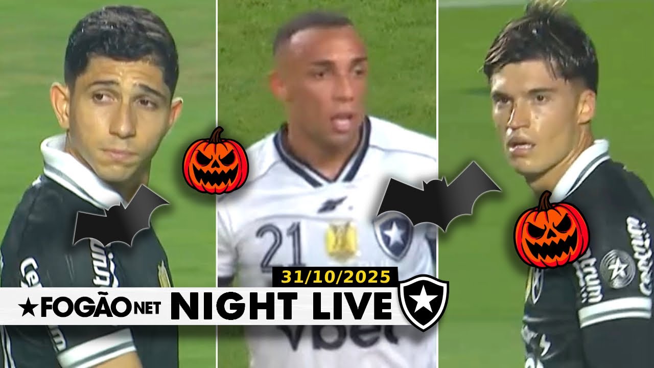 NIGHT LIVE | Bruxa solta! Botafogo perde mais três jogadores para enfrentar o Mirassol
