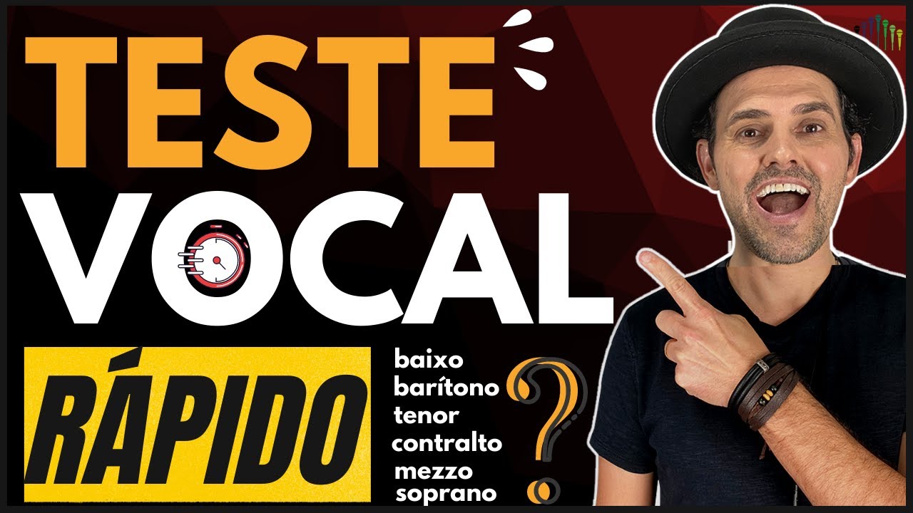Teste Vocal - Descubra o seu TIPO DE VOZ  I Baixo Barítono Tenor Contralto Mezzo Soprano?