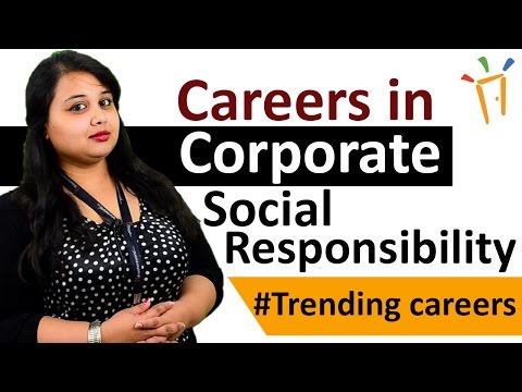 Careers in Corporate Social Responsibility