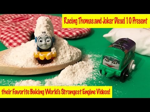 Thomas & Friends Favorite Baking World's Strongest Engine with Racing Thomas  and Joker Diesel 10