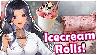 scarle being scarle - LET'S MAKE ICE CREAM ROLLS! FOR REAL THIS TIME I SWEAR TO GOD!👩🍳🍦💖✨