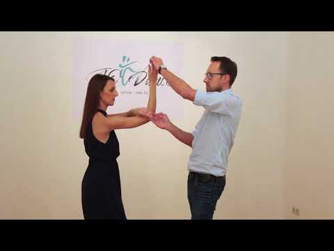 Discofox - Figur: Damenschal in Herrenschal (Wickelfigur), Erklärung ohne Musik