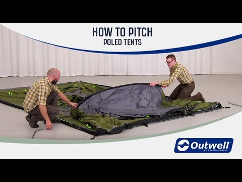 How to pitch an Outwell Tent with poles | Innovative Family Camping