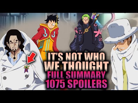 THE TRAITOR ISN'T WHO YOU THINK IT IS... (Full Summary) / One Piece Chapter 1075 Spoilers