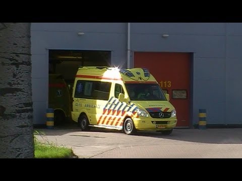 ***Primeur & Versneller*** Otaris Ambulance 02-112 Leeuwarden met spoed naar onbekende melding