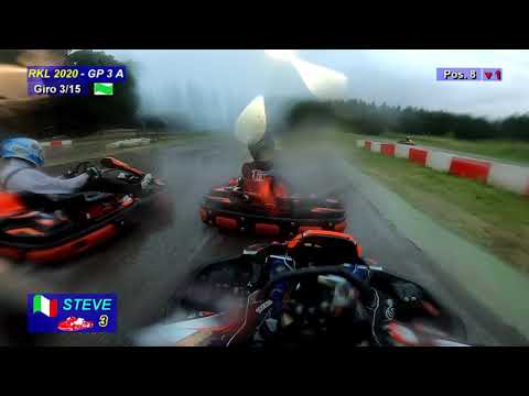 Racing Kart League 2020 - GP 3 - Qualifica e Gara (sotto il diluvio) - Raceland, Altavilla Vicentina