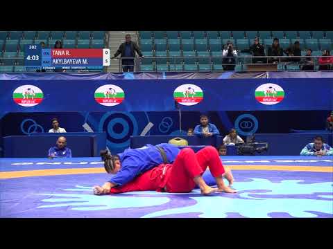 Round 2 Women's GP GI - +71 kg: R. TANA (ITA) v. M. AKYLBAYEVA (KAZ)