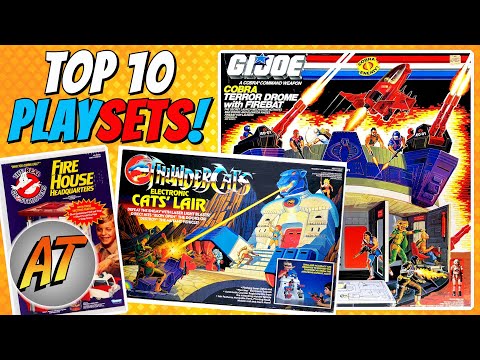 Top 10 Best Playsets for Vintage Action Figures!!!