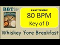 Whiskey Before Breakfast  - bluegrass backing track 80